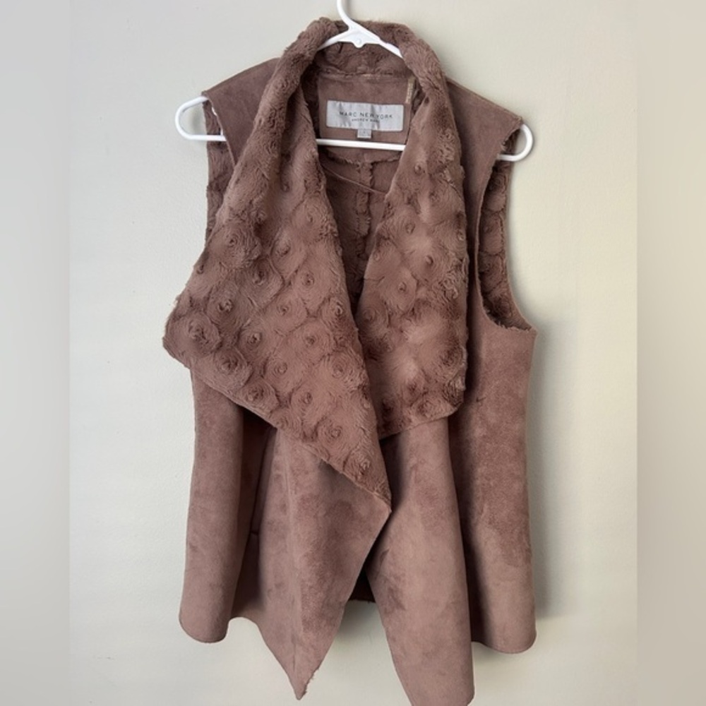 MARC‎ NEW YORK Brown Sleeveless Women's Jacket